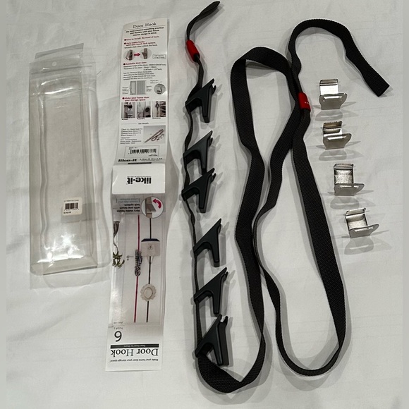 NWT LIKE-IT DOOR HOOK ORGANIZER Grey - Picture 7 of 9